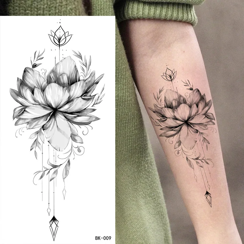 2pcs/set Sketch flower tattoo sticker, Temporary Tattoos,Waterproof Long-Lasting,Fake Tattoo for Women
2pcs/set Sketch flower tattoo sticker, Temporary Tattoos,Waterproof Long-Lasting,Fake Tattoo for Women