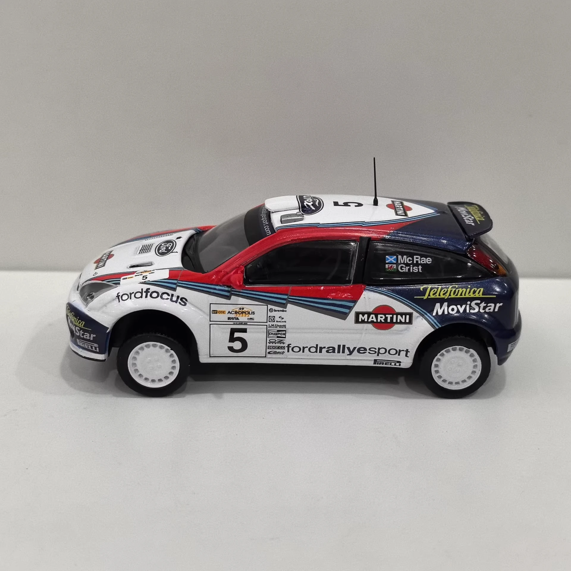 IXO 1/43 FORD FOCUS RS WRC #5 2002 Ford Racing Model, Alloy, Martini
IXO 1/43 FORD FOCUS RS WRC #5 2002 Ford Racing Model, Alloy, Martini