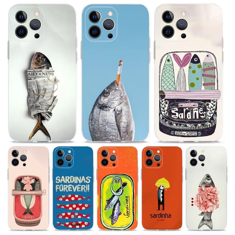Fish Sardines Art Phone Case For iPhone 15,14,13,12,11 Plus,Pro,Max,XR,XS,X,7,8 Plus,SE,Mini Transparent Shell
Fish Sardines Art Phone Case For iPhone 15,14,13,12,11 Plus,Pro,Max,XR,XS,X,7,8 Plus,SE,Mini Transparent Shell