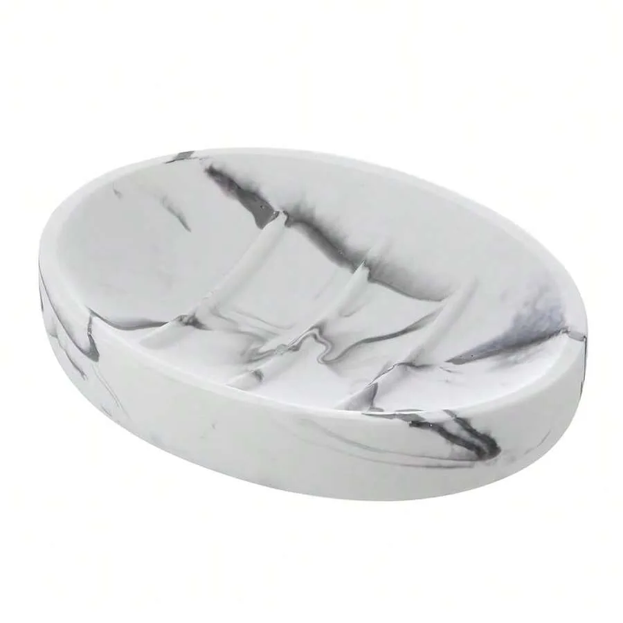 Marble Look Soap Dish - Bar Soap Holder For Shower, Bathroom and Kitchen Sink
Marble Look Soap Dish - Bar Soap Holder For Shower, Bathroom and Kitchen Sink