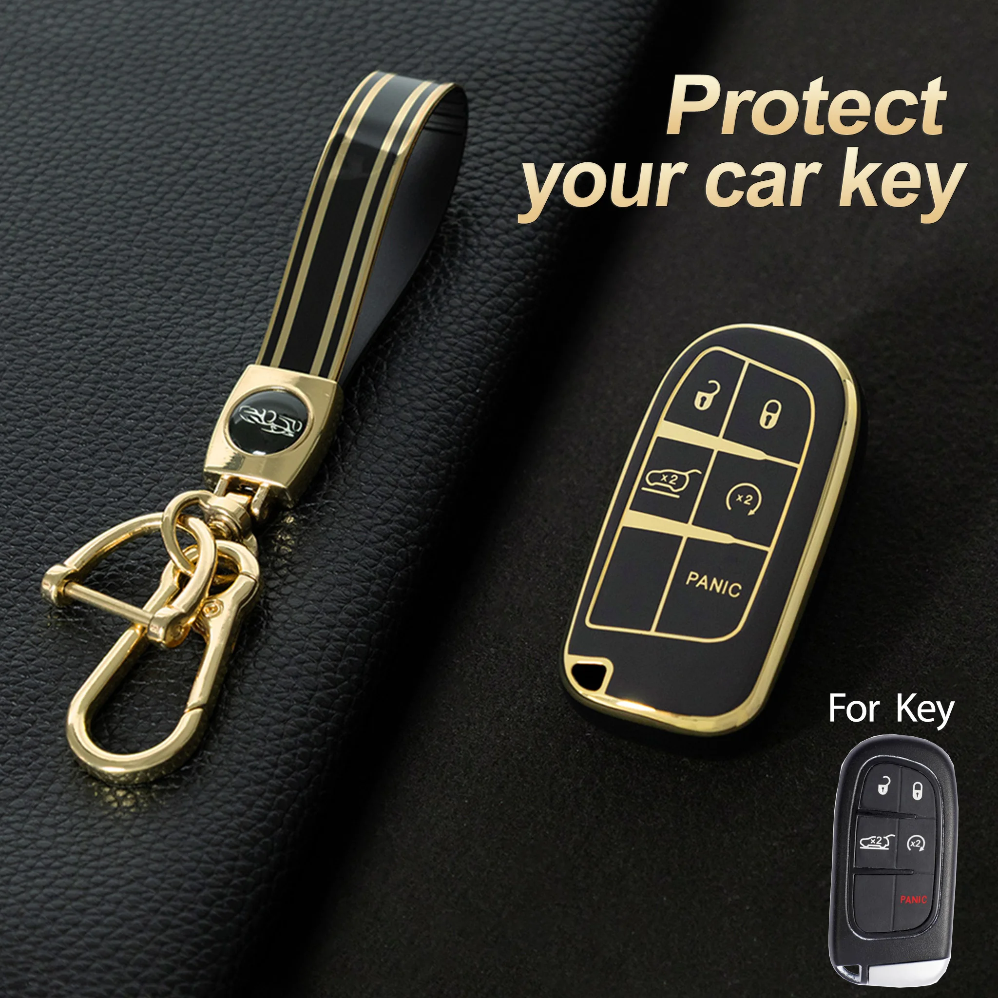 TPU Car Key Cover For Jeep Commander Grand Cherokee WK2 KL BU MP Renegade Wrangler Ram 1500 Journey Chrysler 200 300 Anti Fall
TPU Car Key Cover For Jeep Commander Grand Cherokee WK2 KL BU MP Renegade Wrangler Ram 1500 Journey Chrysler 200 300 Anti Fall