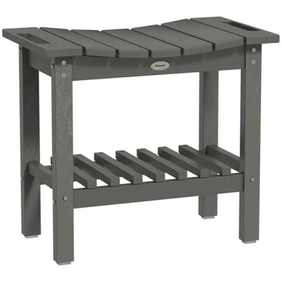 Shower Bench for Inside Shower HDPE Shower Stool with Handle Storage Shelf Non-Slip Pads Waterproof Foot Stool for Indoor Outdo
Shower Bench for Inside Shower HDPE Shower Stool with Handle Storage Shelf Non-Slip Pads Waterproof Foot Stool for Indoor Outdo