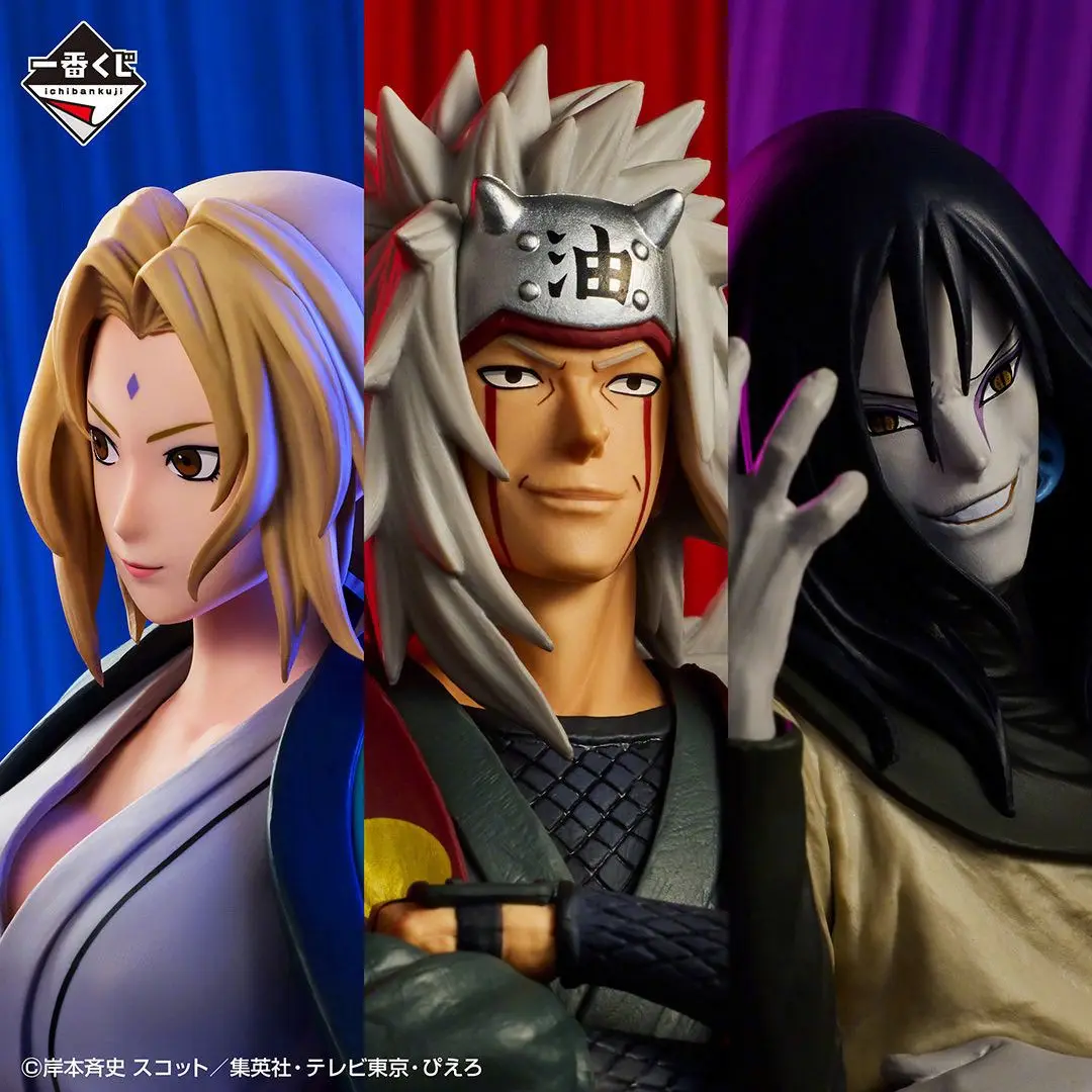 Bandai Ichiban KUJI Figures Naruto: The Legendary Three Ninjas Jiraiya Tsunade Orochimaru Model Toy
Bandai Ichiban KUJI Figures Naruto: The Legendary Three Ninjas Jiraiya Tsunade Orochimaru Model Toy