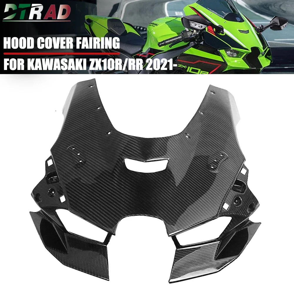 ZX-10R 2024 New For Kawasaki ZX10R 2021 2022 2023 100% Carbon Fiber Front Fairing Cowl Head Nose Cover Motorcycle Modified Parts
ZX-10R 2024 New For Kawasaki ZX10R 2021 2022 2023 100% Carbon Fiber Front Fairing Cowl Head Nose Cover Motorcycle Modified Parts