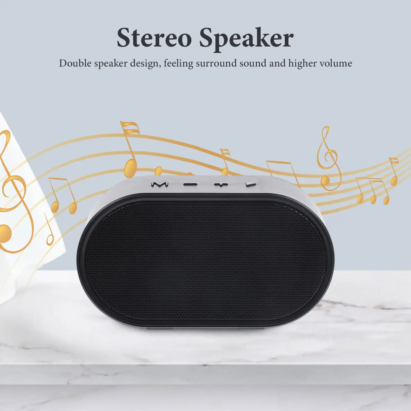 Беспроводная колонка с двумя динамиками, уличная стереосистема, FM-радио, вибрирующая диафрагма, USB, AUX, портативная акустическая система, черная
Беспроводная колонка с двумя динамиками, уличная стереосистема, FM-радио, вибрирующая диафрагма, USB, AUX, портативная акустическая система, черная