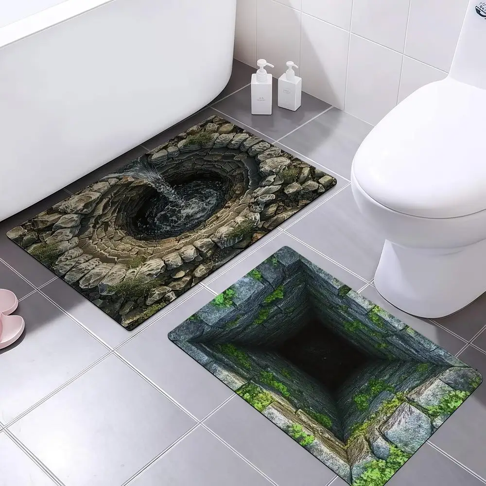 Floor Mat Bathroom Soft Diatomaceous Mud FloorMat Bathroom Absorbent Mat,Bedroom Bottomless pit 3D trap Mat
Floor Mat Bathroom Soft Diatomaceous Mud FloorMat Bathroom Absorbent Mat,Bedroom Bottomless pit 3D trap Mat
