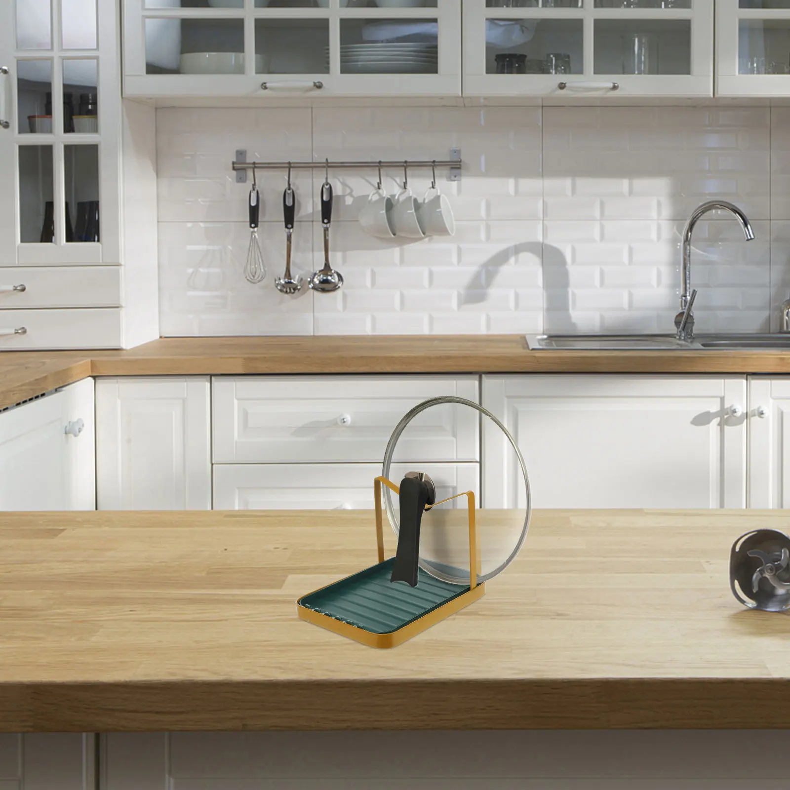 Pot Lid Organizer Kitchen Pan Cover Rest Spoon Holder Space Saving Stable Base Cutting Board and Utensil Rack Pan Cover Rest 
Pot Lid Organizer Kitchen Pan Cover Rest Spoon Holder Space Saving Stable Base Cutting Board and Utensil Rack Pan Cover Rest