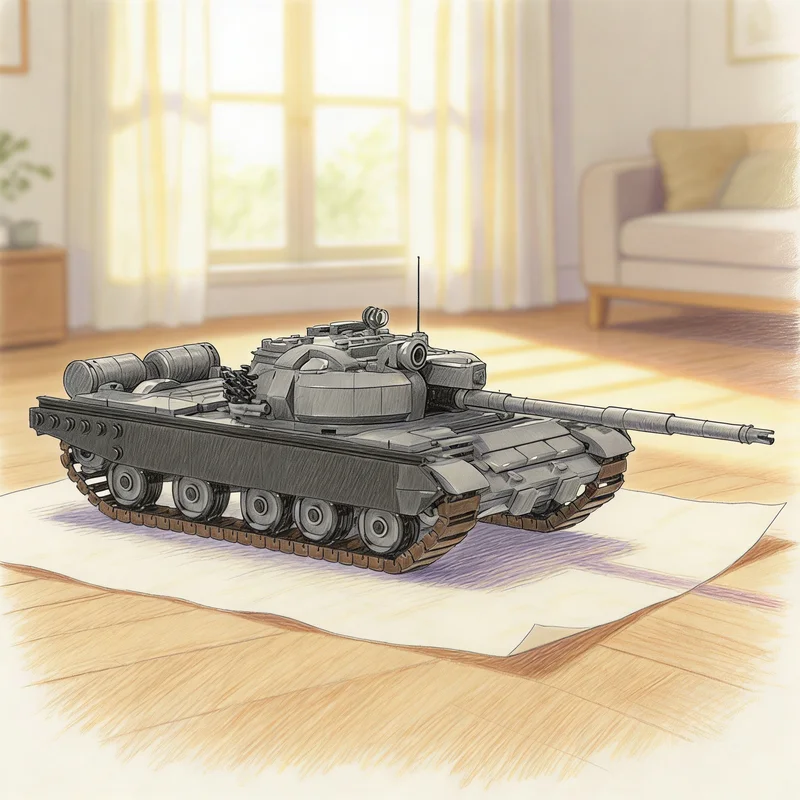 623 детали MOC T-1: Конструктор-модель для сборки, развивающая игрушка, идея для подарка на Рождество, кирпичики для творчества и обучения детей
623 детали MOC T-1: Конструктор-модель для сборки, развивающая игрушка, идея для подарка на Рождество, кирпичики для творчества и обучения детей