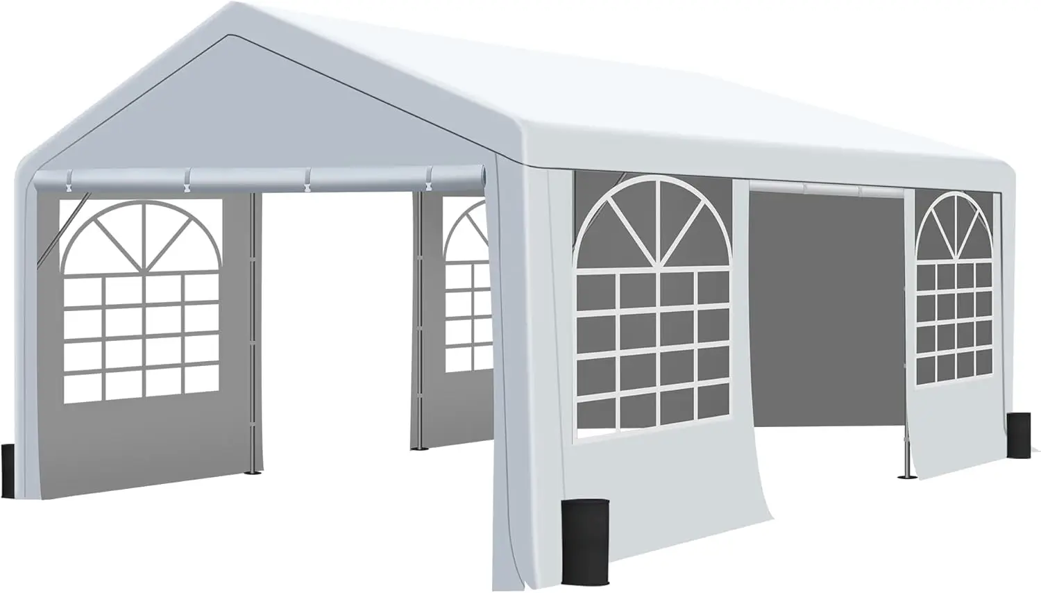 13' x 20' Canopy Party Tent & Carport - Heavy Duty Outdoor Wedding Gazebo with 4 Sand Bags, Event Shelter Canopy for Outdoor
13' x 20' Canopy Party Tent & Carport - Heavy Duty Outdoor Wedding Gazebo with 4 Sand Bags, Event Shelter Canopy for Outdoor