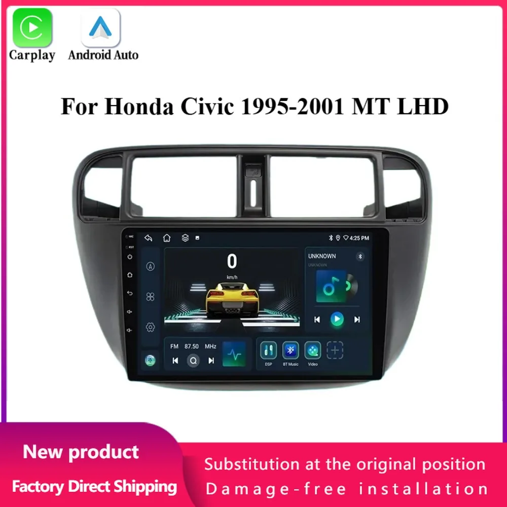 For Honda Civic 1995-2001 MT LHD Android 14 Auto Car Radio Multimedia 4G GPS Navigation Wireless Bluetooth CarPlay Screen Stereo
For Honda Civic 1995-2001 MT LHD Android 14 Auto Car Radio Multimedia 4G GPS Navigation Wireless Bluetooth CarPlay Screen Stereo