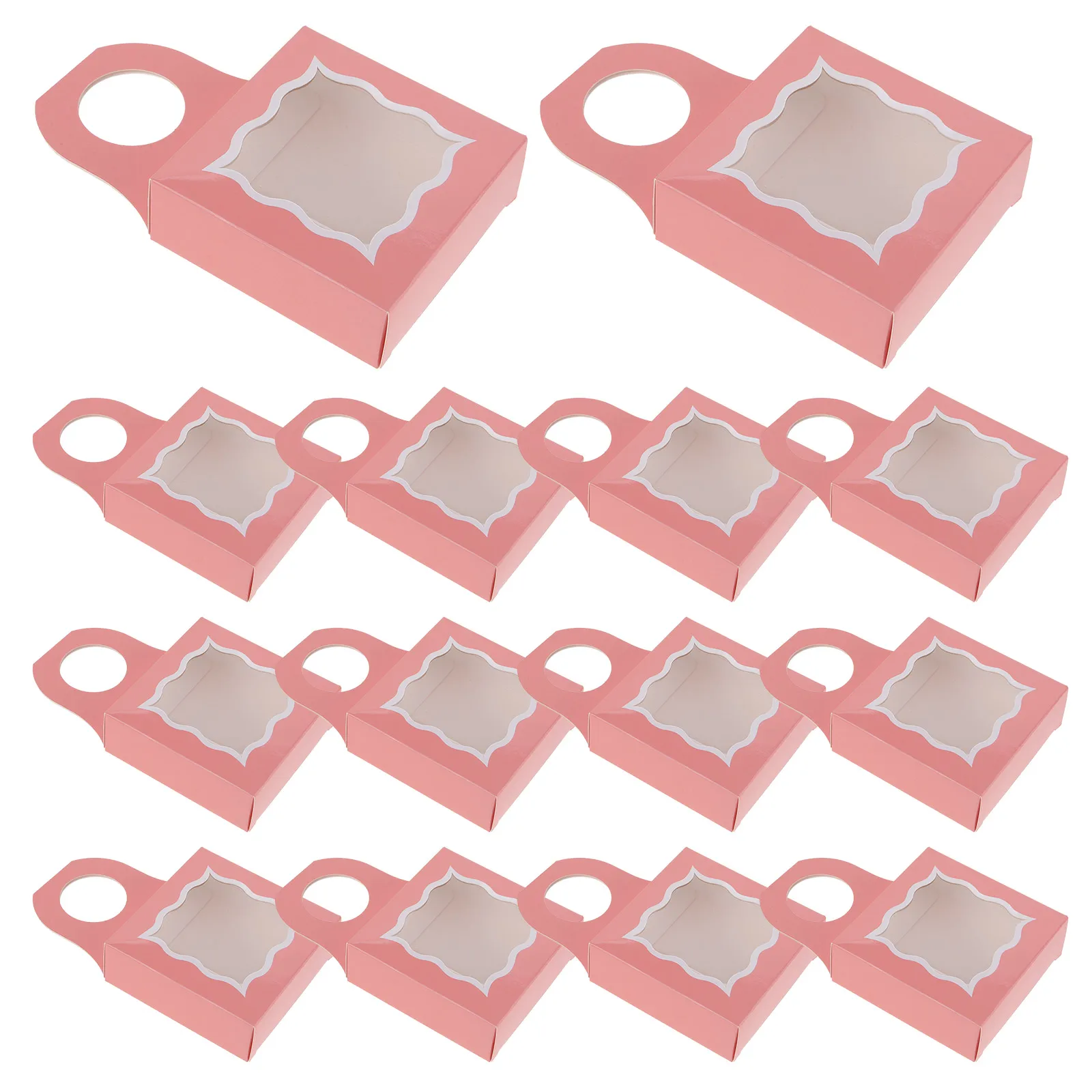 25pcs Gift Box Bottle Box Pink Hanging Favors Transparent PVC Window Storage Case Decorative Packaging Retro Style
25pcs Gift Box Bottle Box Pink Hanging Favors Transparent PVC Window Storage Case Decorative Packaging Retro Style