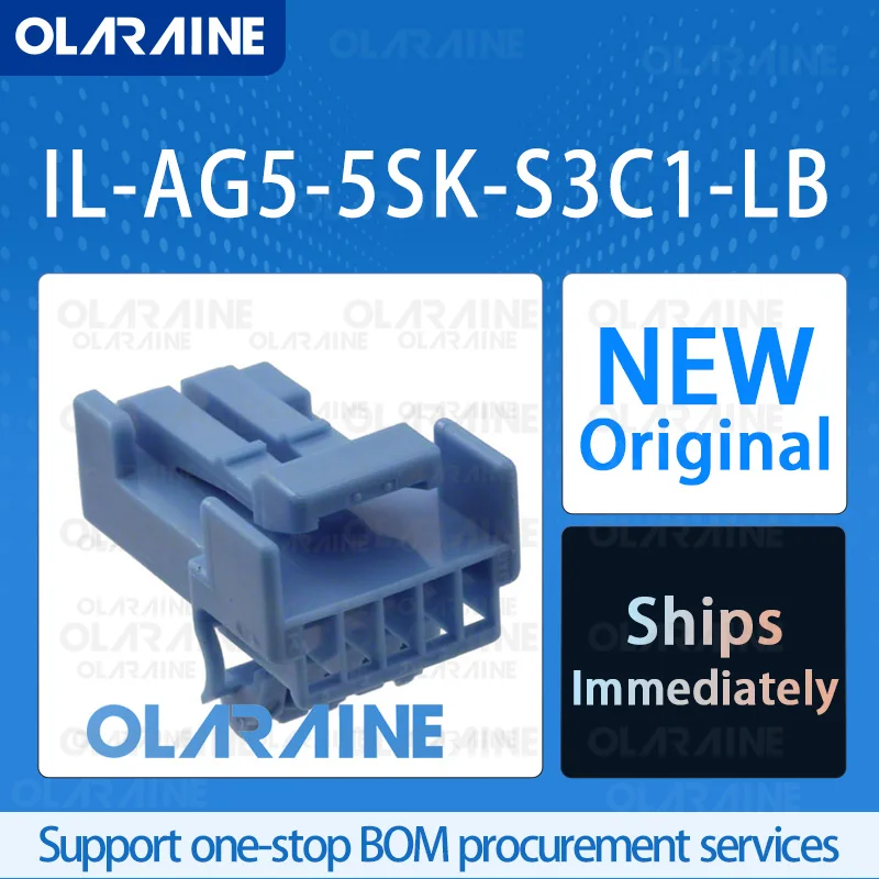 20/50/100Pcs IL-AG5-5SK-S3C1-LB 100% brand new and original IC chip Automotive connectors 5 Position 3 A 
20/50/100Pcs IL-AG5-5SK-S3C1-LB 100% brand new and original IC chip Automotive connectors 5 Position 3 A