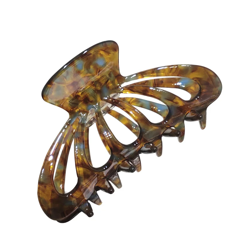 Геометрические ацетатные когти для волос, большие леопардовые зажимы для волос в форме крабов для женщин, элегантные полые веерообразные аксессуары для волос
Геометрические ацетатные когти для волос, большие леопардовые зажимы для волос в форме крабов для женщин, элегантные полые веерообразные аксессуары для волос