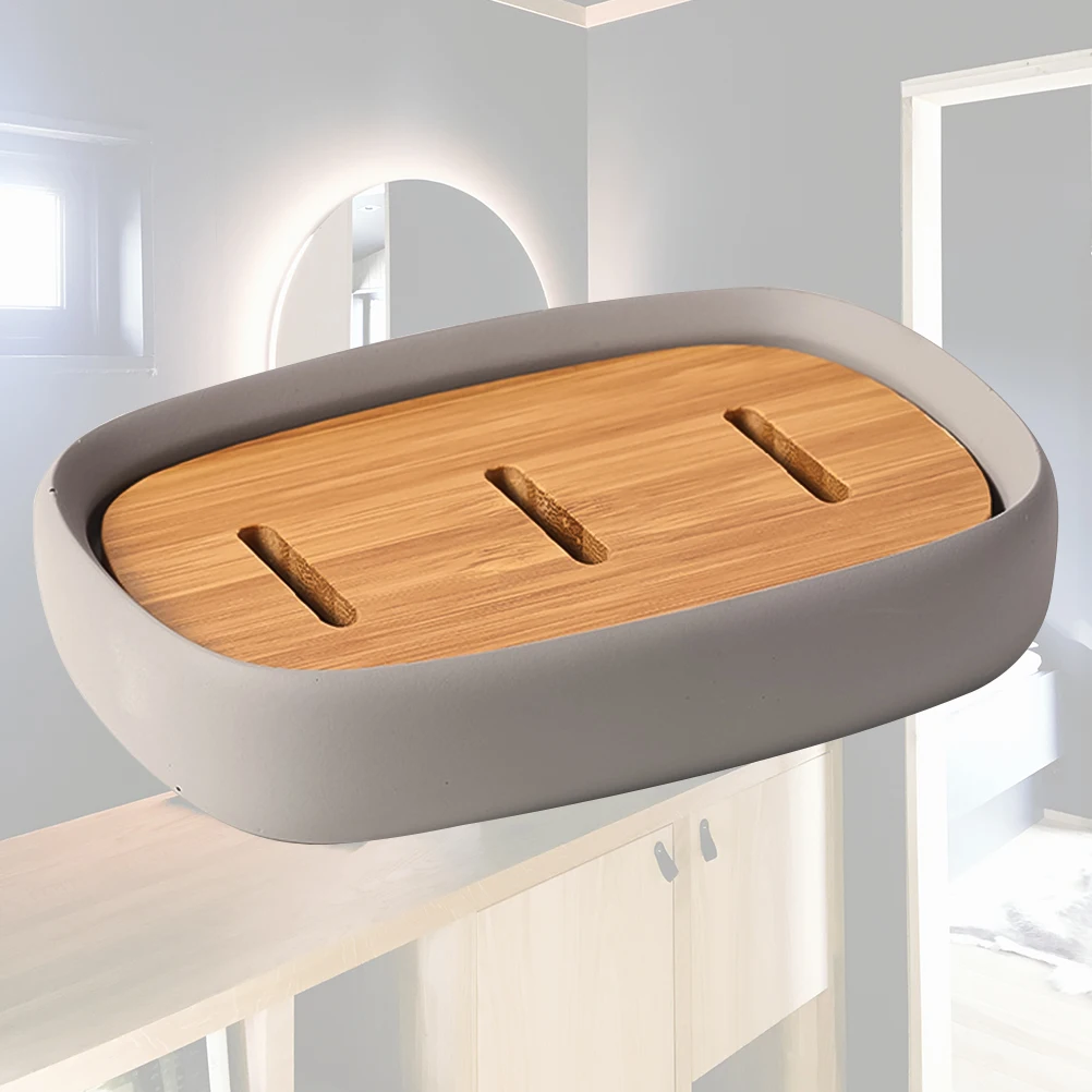 Soap Dish for Daily Use Tray Drainer Wooden Bathroom Sink Useful Case Bamboo Long Lasting
Soap Dish for Daily Use Tray Drainer Wooden Bathroom Sink Useful Case Bamboo Long Lasting