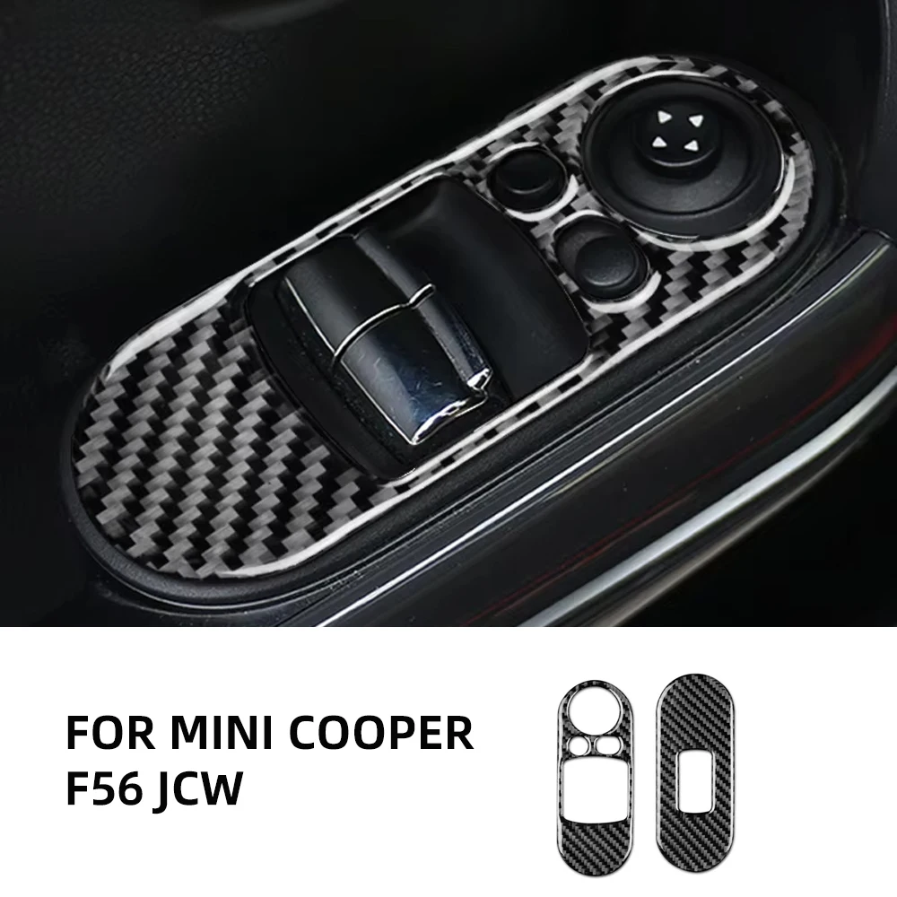 Carbon Fiber Window Lift Switch Panel Trim For MINI Cooper F56 2014-2021 LHD RHD Front Rear Door Control Frame Cover Interior
Carbon Fiber Window Lift Switch Panel Trim For MINI Cooper F56 2014-2021 LHD RHD Front Rear Door Control Frame Cover Interior
