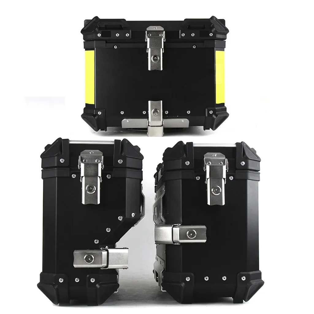 38L+45L Universal Motorcycle Rear Top Box Side Luggage Case Top Case Para Motos Storage Trunk Lock Travel large Toolbox Aluminum
38L+45L Universal Motorcycle Rear Top Box Side Luggage Case Top Case Para Motos Storage Trunk Lock Travel large Toolbox Aluminum