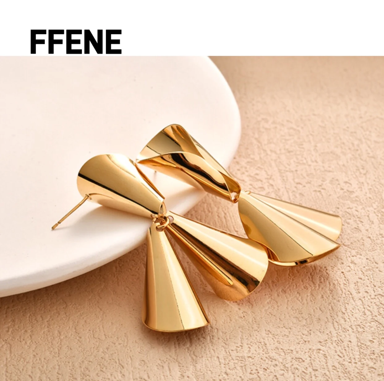French minimalist hot sale metallic sequins geometric multi-purpose high-end irregular earrings earring accessories
French minimalist hot sale metallic sequins geometric multi-purpose high-end irregular earrings earring accessories
