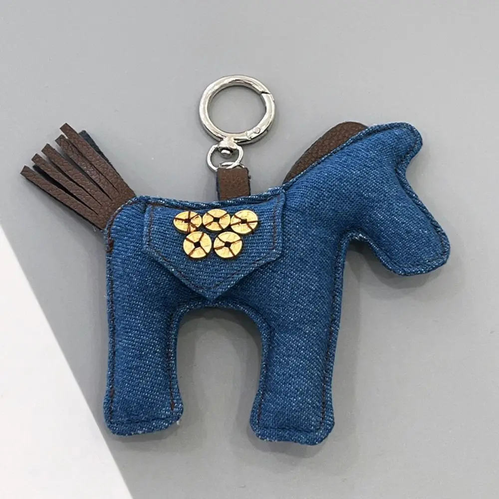 Cute Horse Keychain Pu Leather Denim Horse Year Key Ring Backpack Ornaments Zodiac Horse Mascot Cloth Pony Pendant
Cute Horse Keychain Pu Leather Denim Horse Year Key Ring Backpack Ornaments Zodiac Horse Mascot Cloth Pony Pendant