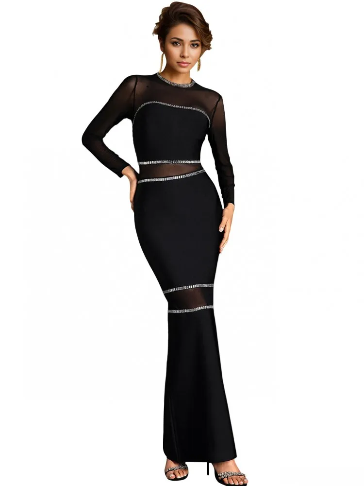 Черное платье макси без рукавов с открытой спиной, женское облегающее платье на осень 202, элегантное сексуальное нарядное платье, женский клубный сарафан на день рождения
Черное платье макси без рукавов с открытой спиной, женское облегающее платье на осень 202, элегантное сексуальное нарядное платье, женский клубный сарафан на день рождения