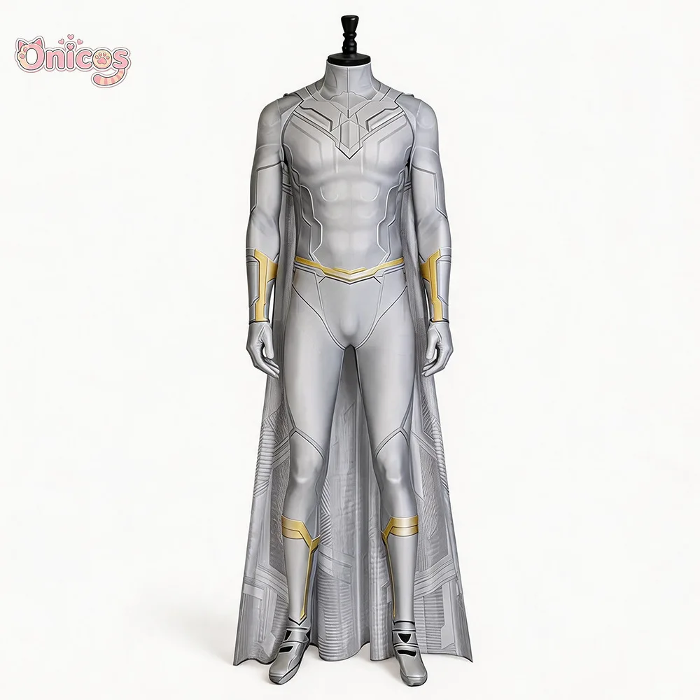 Wandavision Vision Cosplay Costume White Male Vision Jumpsuit Cloak Superhero Bodysuit Cape Full Set Halloween Carnival Onicos
Wandavision Vision Cosplay Costume White Male Vision Jumpsuit Cloak Superhero Bodysuit Cape Full Set Halloween Carnival Onicos