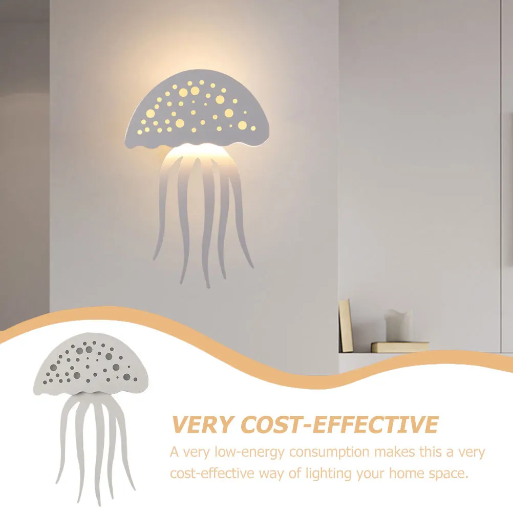 Jellyfish Wall Light Unique Modern LED Indoor Hanging Lamp Simple Durable Acrylic Iron Bedroom Corridor Light Unique Wall Lamp 
Jellyfish Wall Light Unique Modern LED Indoor Hanging Lamp Simple Durable Acrylic Iron Bedroom Corridor Light Unique Wall Lamp