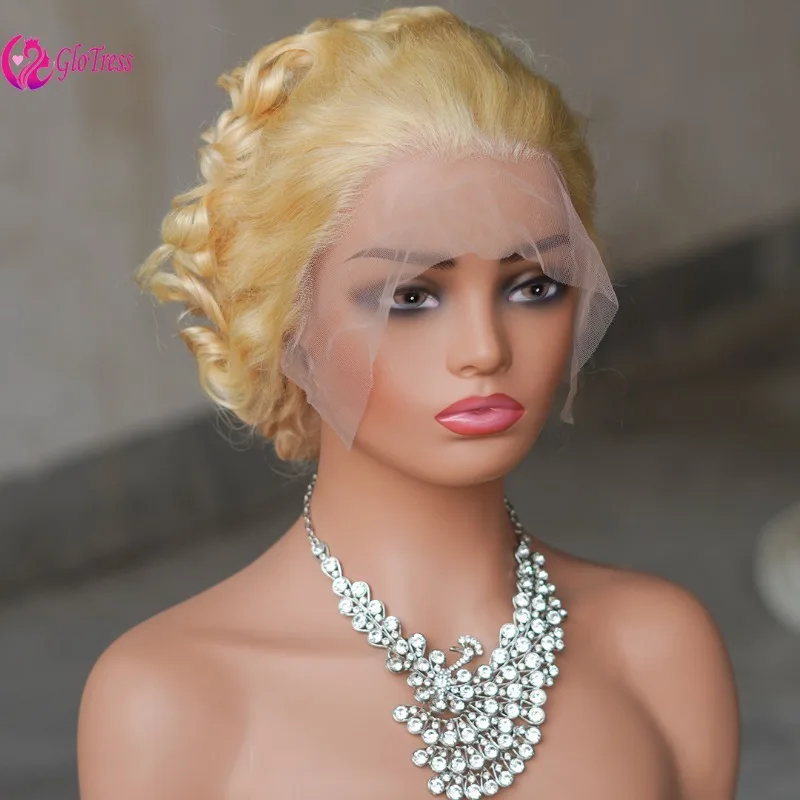 High Quality 8 Inches Short Pixie Cut Wig 220% Density 13x4 Lace Frontal Wigs Brazilian Virgin Remy Human Hair Color 613 T4/613
High Quality 8 Inches Short Pixie Cut Wig 220% Density 13x4 Lace Frontal Wigs Brazilian Virgin Remy Human Hair Color 613 T4/613