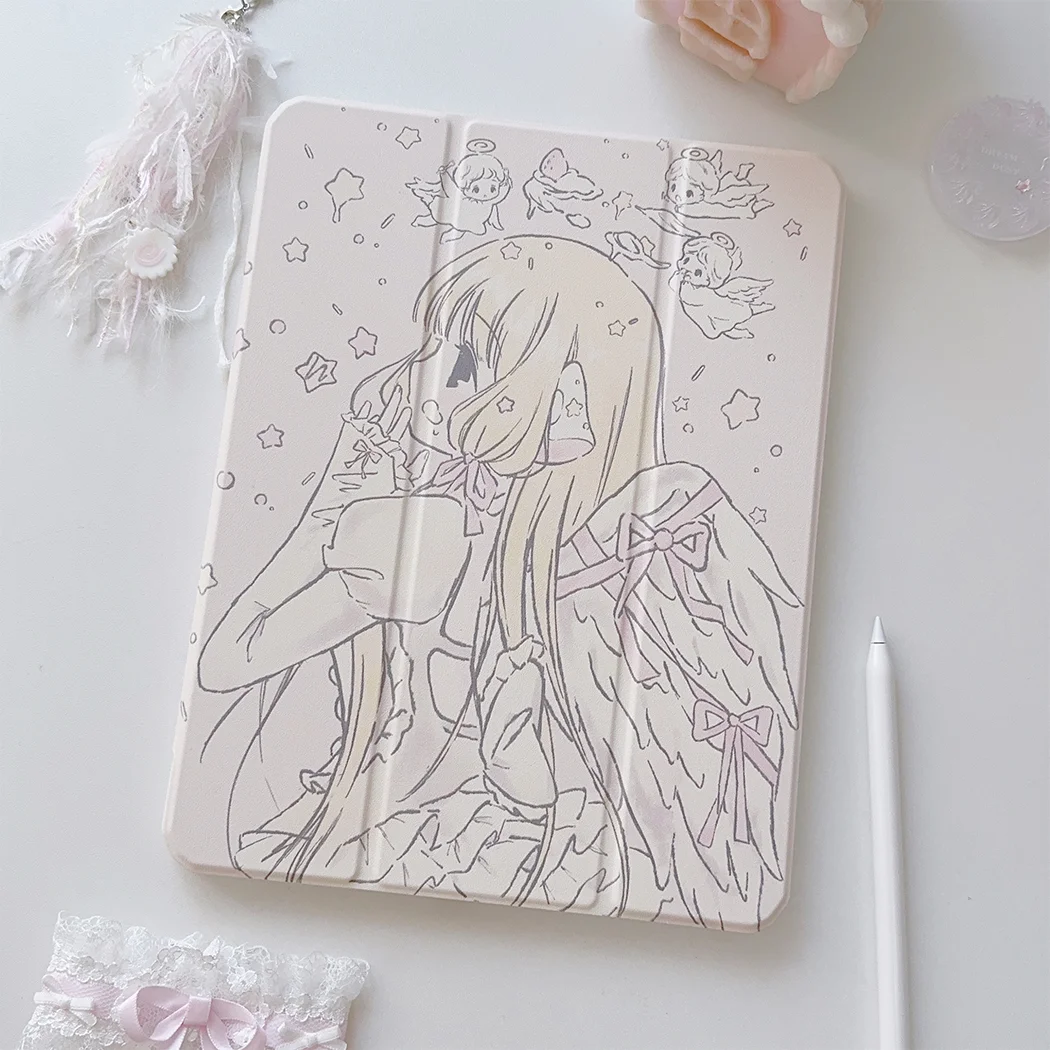 Новый чехол-книжка Korean Ins Angel Girl для планшетов iPad Pro 11, 12.9, 13 (M4), 9.7, 10.2 (5/6/7/8/9/10/11 поколений), MINI 6, 7, Air 5, 6, 7
Новый чехол-книжка Korean Ins Angel Girl для планшетов iPad Pro 11, 12.9, 13 (M4), 9.7, 10.2 (5/6/7/8/9/10/11 поколений), MINI 6, 7, Air 5, 6, 7