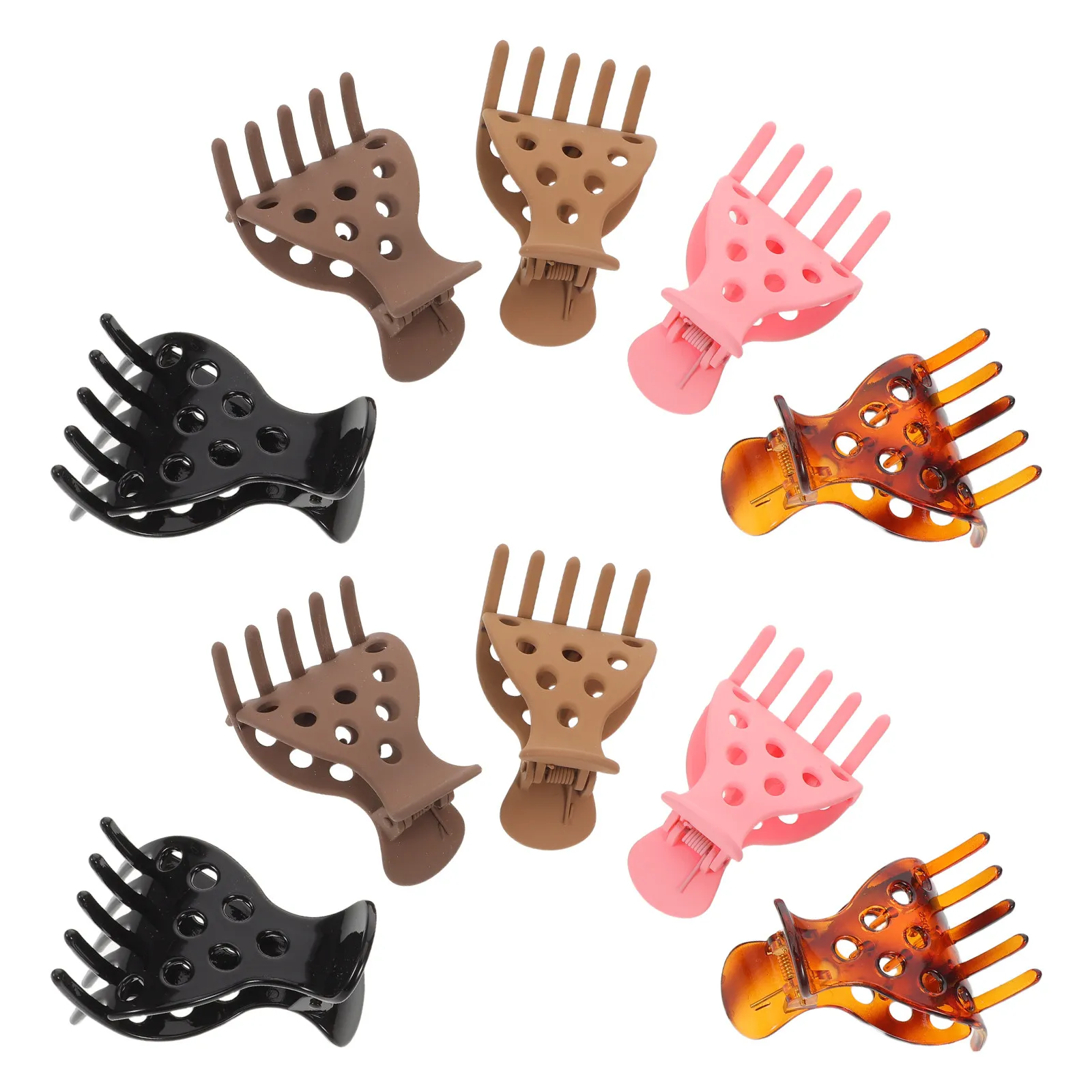 10Pcs Cute Strawberry Hair Claw Clips Geometric Shark Clip Structure Strong Grip Volumizing Root Lifter for Curly Thin Thick
10Pcs Cute Strawberry Hair Claw Clips Geometric Shark Clip Structure Strong Grip Volumizing Root Lifter for Curly Thin Thick