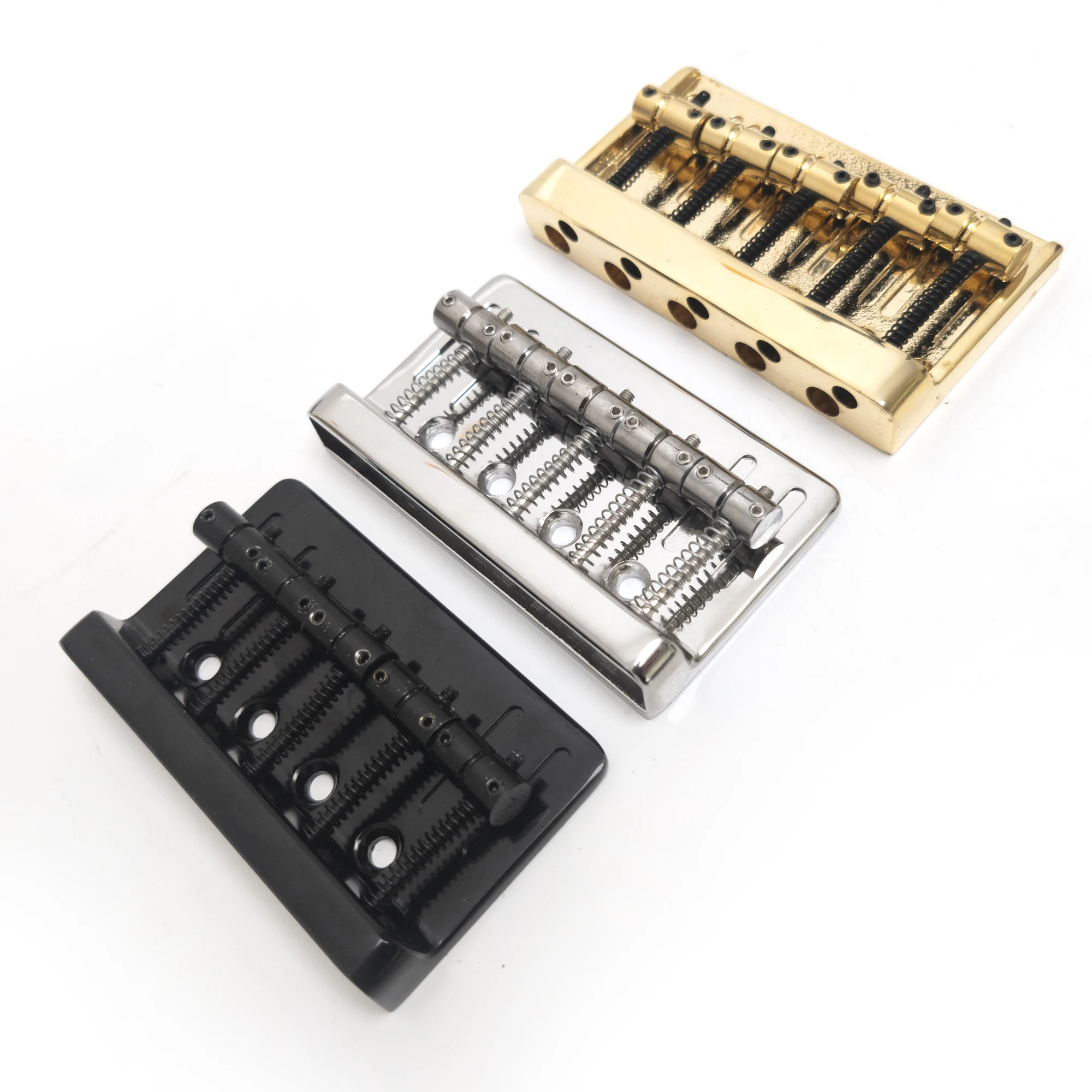 5 String Bass Guitar Bridge Metal Fixed Hardtail Saddle Bridge Guitar Tailpiece Chrome and Black Guitar Accessoires
5 String Bass Guitar Bridge Metal Fixed Hardtail Saddle Bridge Guitar Tailpiece Chrome and Black Guitar Accessoires