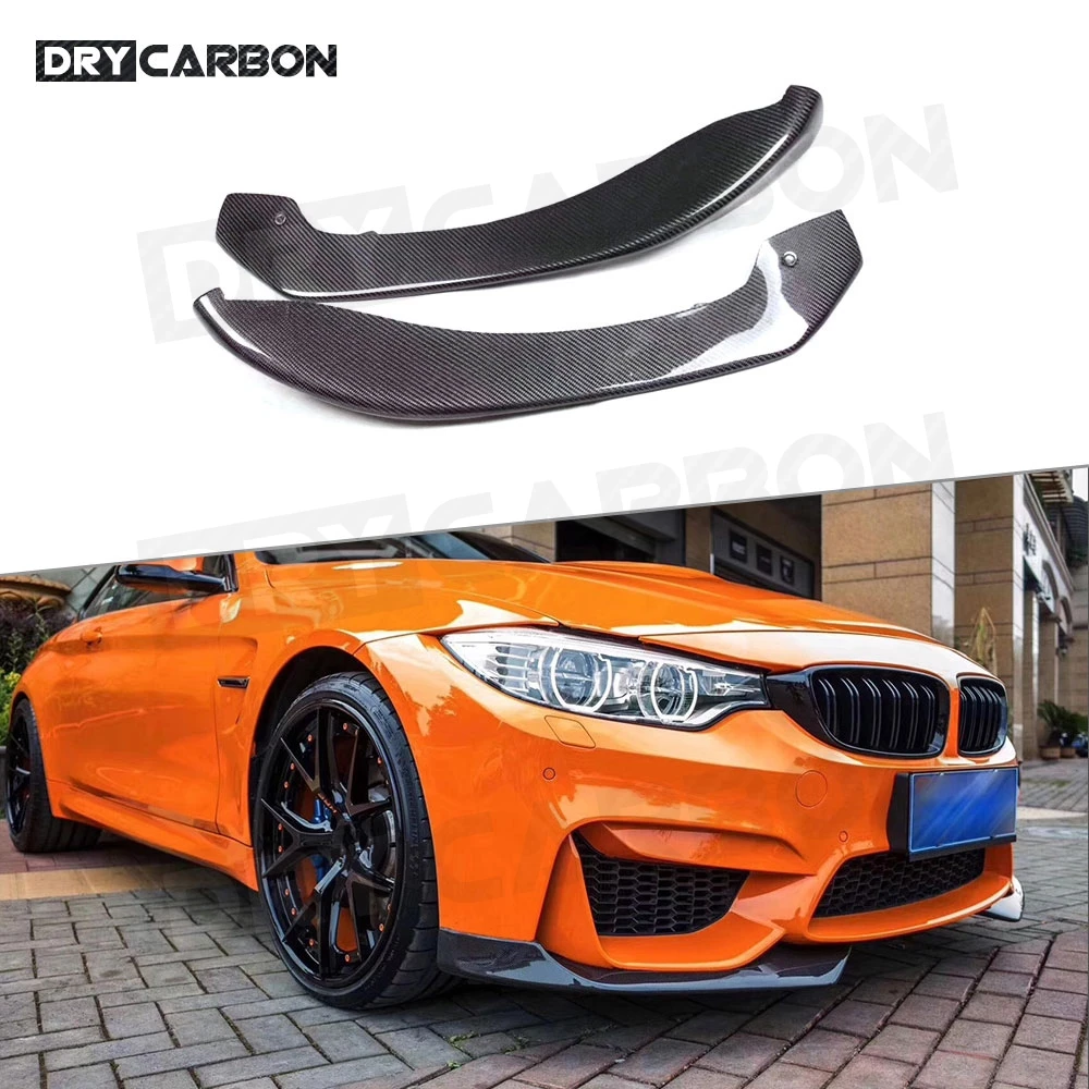 Dry Carbon Fiber Front Lip Bumper Splitters Canards Flaps Aprons Body Kits Accessories for BMW F80 M3 F82 M4 F83 2014-2017
Dry Carbon Fiber Front Lip Bumper Splitters Canards Flaps Aprons Body Kits Accessories for BMW F80 M3 F82 M4 F83 2014-2017