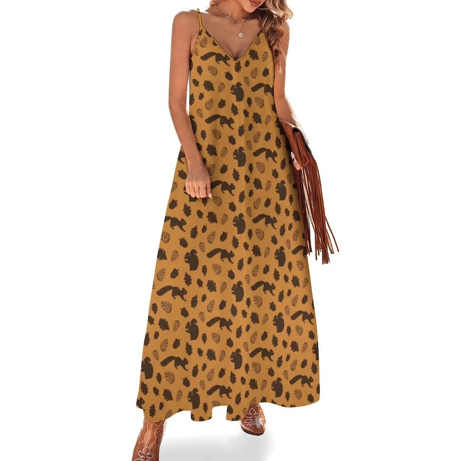 Squirrel Pattern Sleeveless Dress dress women summer 2025 Women's summer skirt women party dresses
Squirrel Pattern Sleeveless Dress dress women summer 2025 Women's summer skirt women party dresses