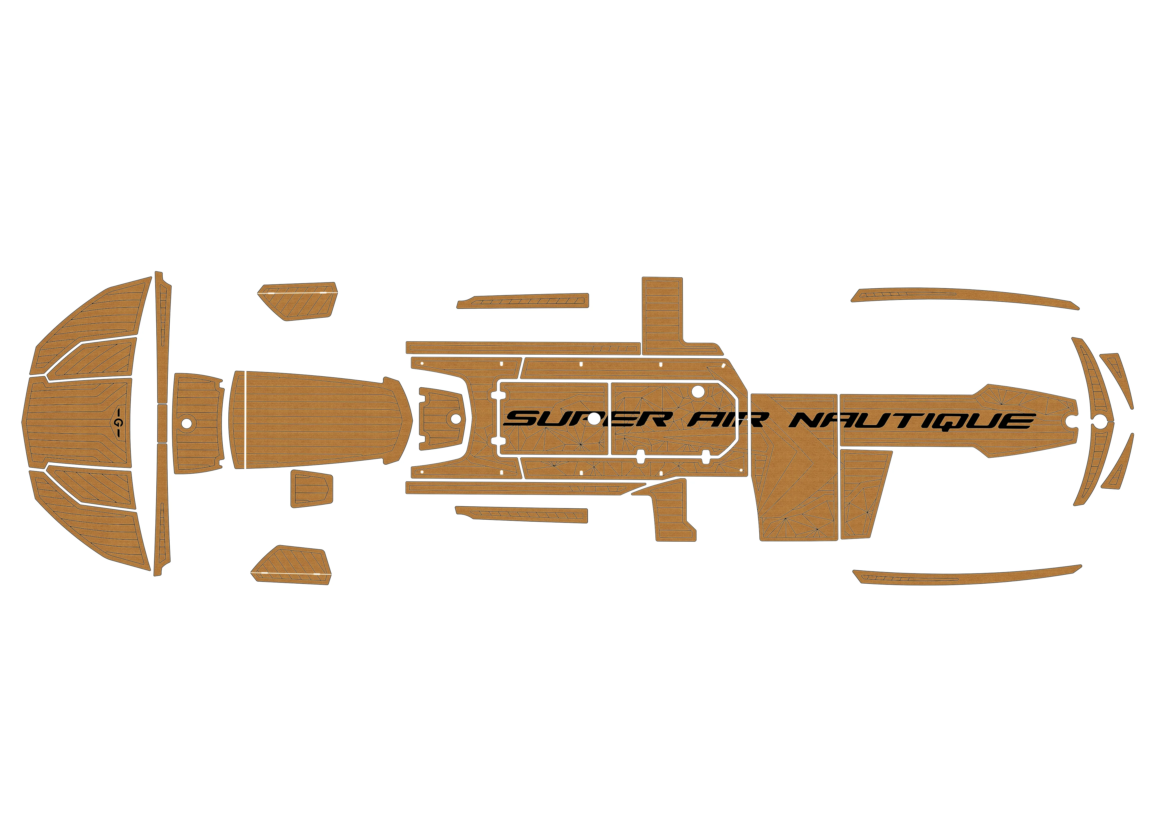 Non-Slip EVA Faux Teak Marine Mat Self-Adhesive 6mm Yacht Cockpit Pad for 2014-2018 Nautique G23 Boat Decking Easy Install
Non-Slip EVA Faux Teak Marine Mat Self-Adhesive 6mm Yacht Cockpit Pad for 2014-2018 Nautique G23 Boat Decking Easy Install