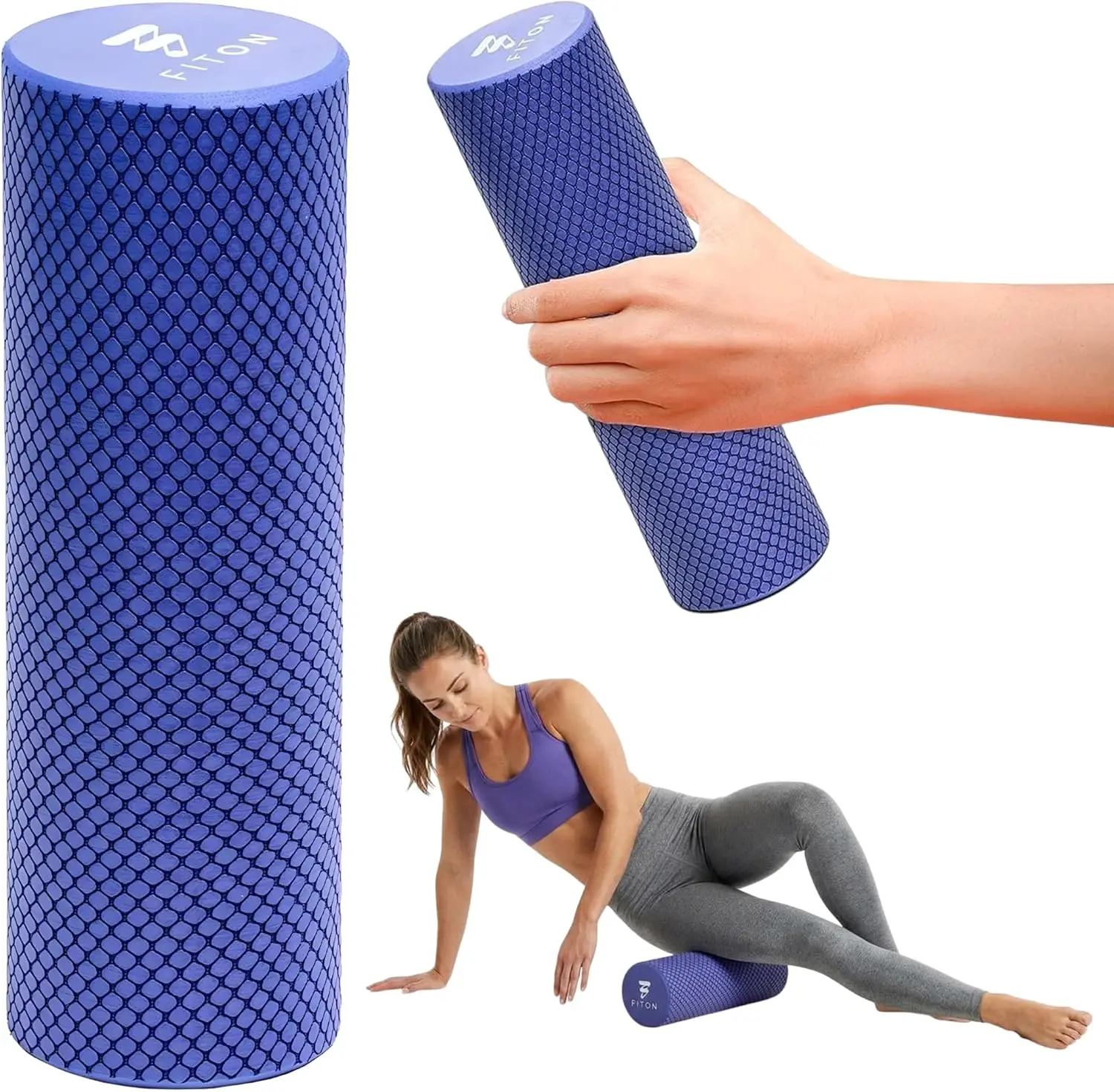 High-Density Foam Roller for Muscle Recovery - Compact & Portable for Back, Neck & Leg Pain Relief, 12"x4" Purple
High-Density Foam Roller for Muscle Recovery - Compact & Portable for Back, Neck & Leg Pain Relief, 12"x4" Purple