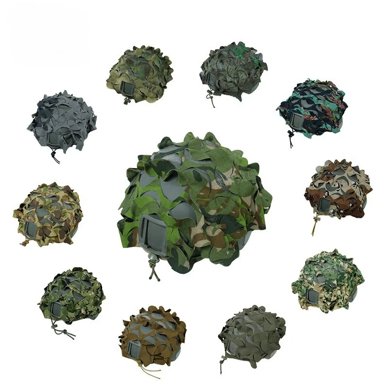 2PCS Hunting Accessories Sports AOR2 A-TACS FG 3D Helmet Cover Stripe Camouflage Cap Cloth Cover for Wargame Tactical Gear FAST
2PCS Hunting Accessories Sports AOR2 A-TACS FG 3D Helmet Cover Stripe Camouflage Cap Cloth Cover for Wargame Tactical Gear FAST