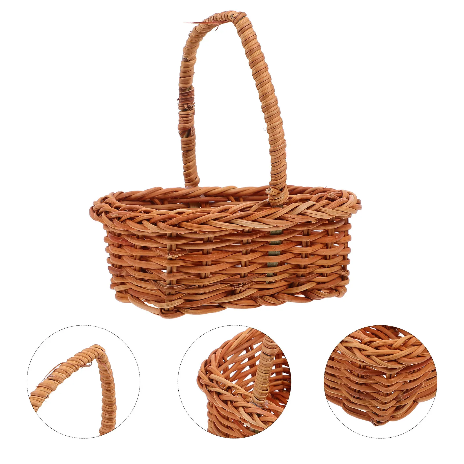2Pcs Mini Ornament Basket Rustic Woven Mini Flower Basket for Home Decor Micro Landscaping Photo Prop Office Garden Centerpiece
2Pcs Mini Ornament Basket Rustic Woven Mini Flower Basket for Home Decor Micro Landscaping Photo Prop Office Garden Centerpiece