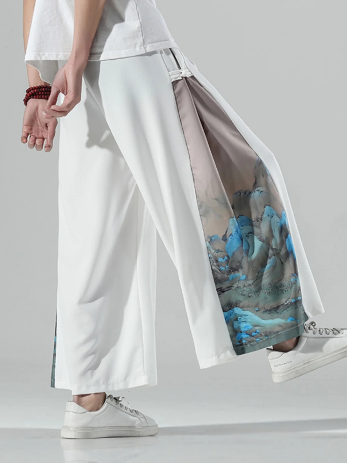 Повседневные брюки из ледяного шелка с девятью ногами, мужские летние тонкие широкие брюки свободного покроя Hanfu Sle, свободная поясная прямая юбка, брюки
Повседневные брюки из ледяного шелка с девятью ногами, мужские летние тонкие широкие брюки свободного покроя Hanfu Sle, свободная поясная прямая юбка, брюки