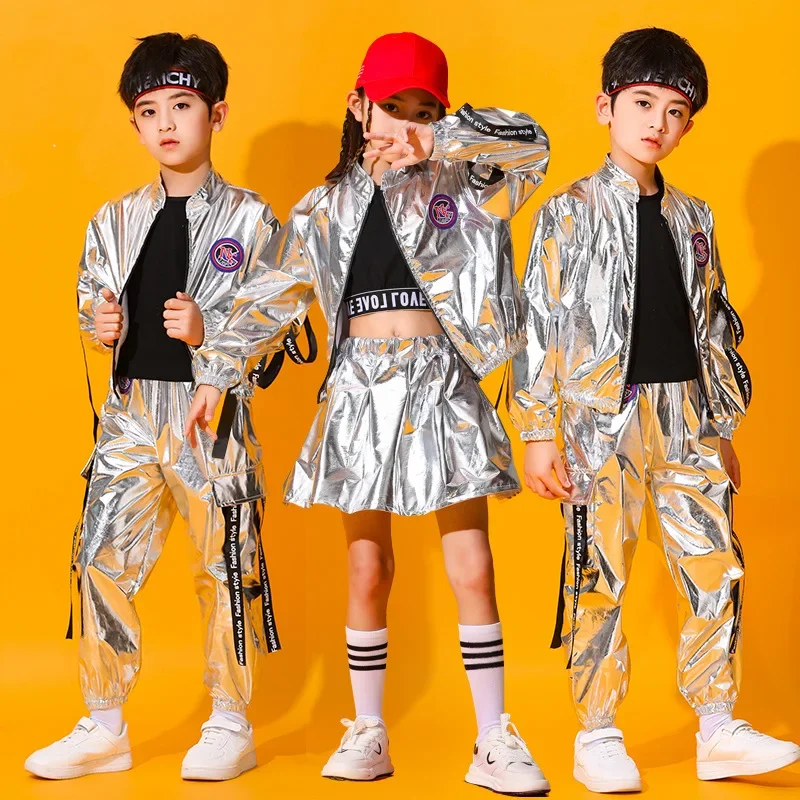Children's Street Dance Suit Boys and Girls Walk Show Trendy Future Technology Performance Suit Jazz Dance Drum Suit
Children's Street Dance Suit Boys and Girls Walk Show Trendy Future Technology Performance Suit Jazz Dance Drum Suit