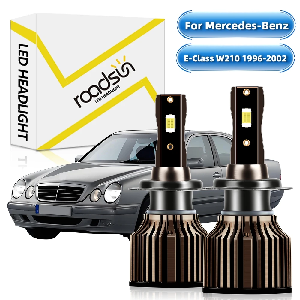 [Для Mercedes-Benz E-Class W210 1996-2002 】 H7 лампы фары 6000K белый 400% лм супер яркий Plug And Play
[Для Mercedes-Benz E-Class W210 1996-2002 】 H7 лампы фары 6000K белый 400% лм супер яркий Plug And Play
