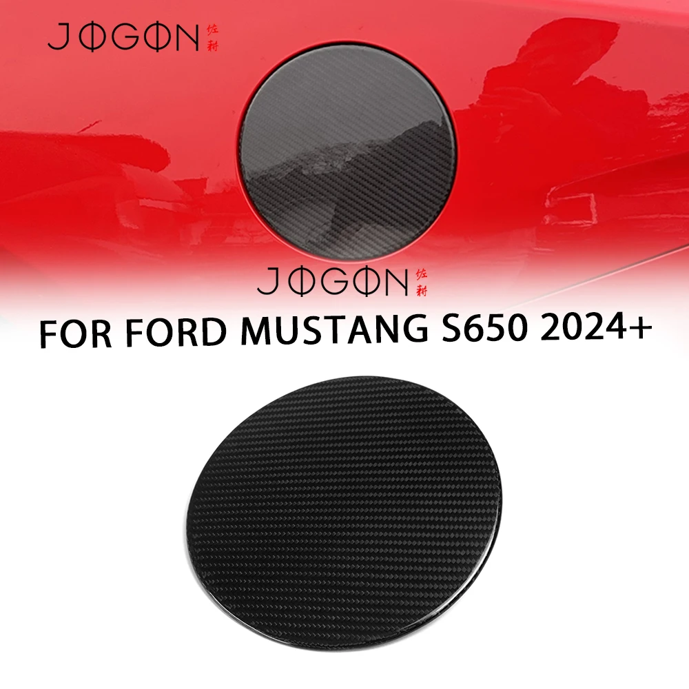 JOGON 100% Real Carbon Fiber Car Exterior Fuel Tank Cap Decoration Cover For Ford Mustang S650 2024 2025 2026 UP Accessories
JOGON 100% Real Carbon Fiber Car Exterior Fuel Tank Cap Decoration Cover For Ford Mustang S650 2024 2025 2026 UP Accessories