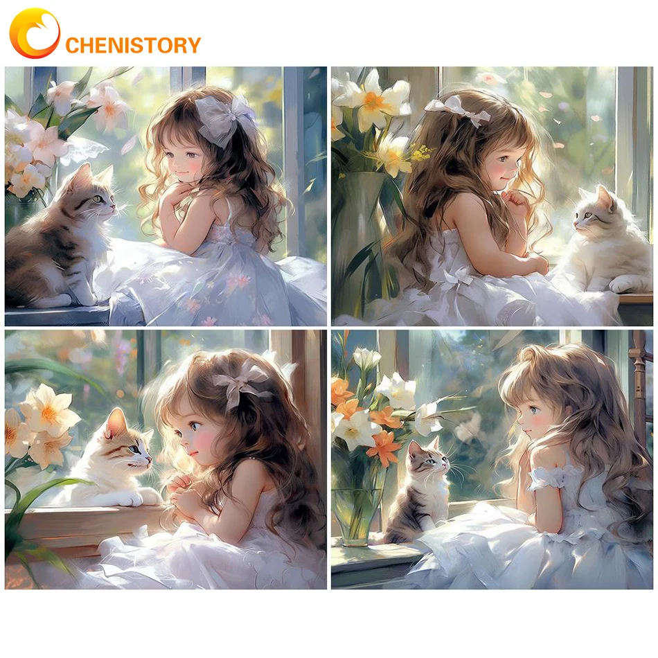 CHENISTORY Painting By Numbers Oil Painting DIY Crafts Girl And Cat Oil Painting Decorative Painting Lovely Gift Canvas Painting
CHENISTORY Painting By Numbers Oil Painting DIY Crafts Girl And Cat Oil Painting Decorative Painting Lovely Gift Canvas Painting