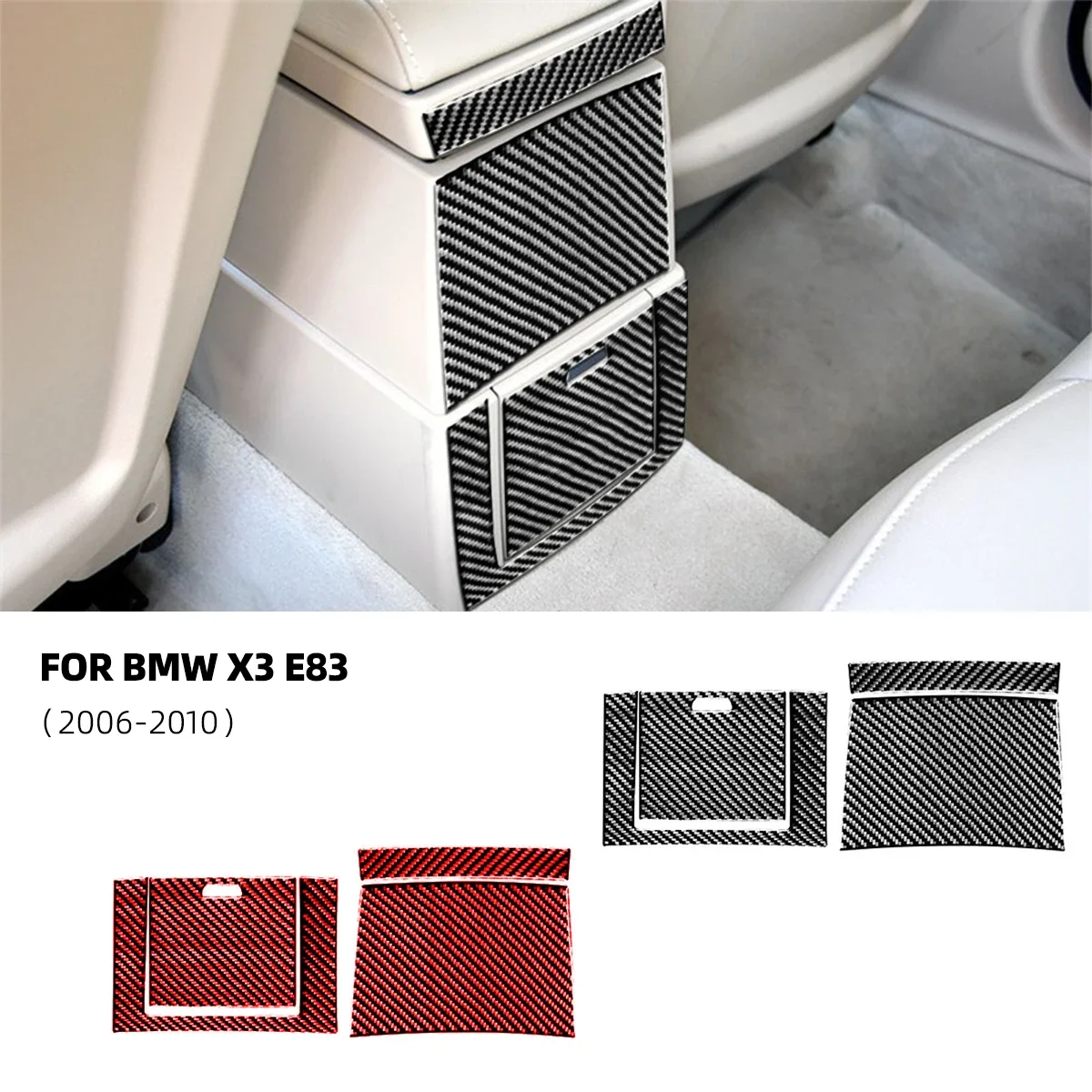For BMW- X3 E83 2006-2010 Soft Carbon Fiber Rear Anti-Kick Panel Decorative Cover Trim Car Accesorios Car Stickers Accessories
For BMW- X3 E83 2006-2010 Soft Carbon Fiber Rear Anti-Kick Panel Decorative Cover Trim Car Accesorios Car Stickers Accessories