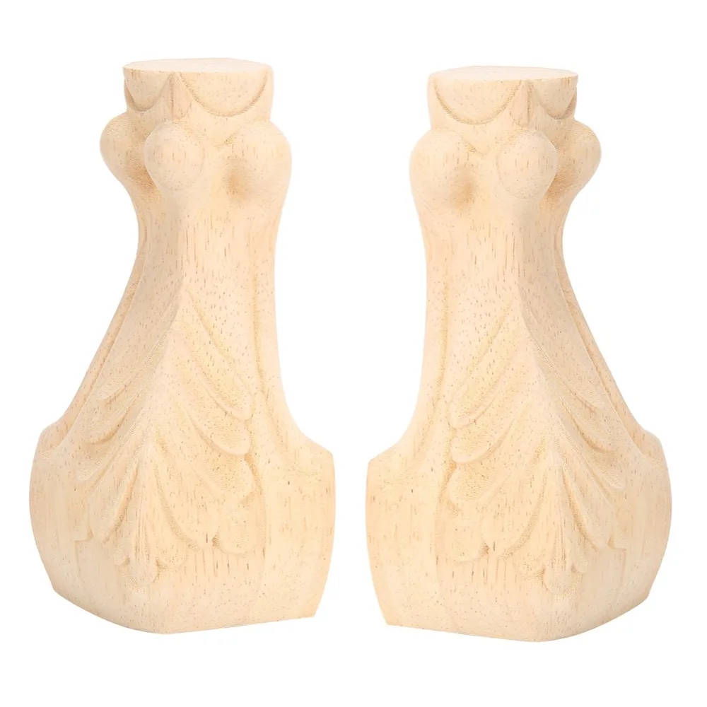 2pcs Wood Wood Furniture Legs light brown 5.9x2.4 in Rubber Wood Sofa Feet Stable Structure Carved Pattern
2pcs Wood Wood Furniture Legs light brown 5.9x2.4 in Rubber Wood Sofa Feet Stable Structure Carved Pattern