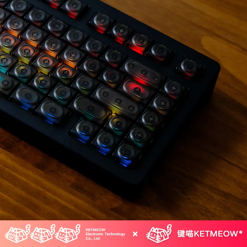 Black building block keycaps building block height 115 keys Semi-transparent simple sublimation mechanical keyboard cap keys 
Black building block keycaps building block height 115 keys Semi-transparent simple sublimation mechanical keyboard cap keys