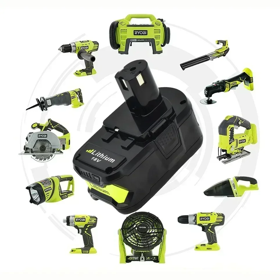 New Replace Ryobi ONE18V Wireless Power Tool BPL1820 P108P109P106RB18L50RB18L40Lithium Ion Battery6000mAh+charger
New Replace Ryobi ONE18V Wireless Power Tool BPL1820 P108P109P106RB18L50RB18L40Lithium Ion Battery6000mAh+charger