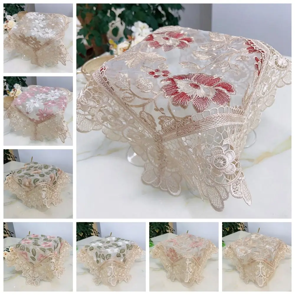 Lace Tea Cloth Elegant Tea Set Cover Cloth Lace Design Household Use Dust-Proof Cloth Washable Square Tea Tray Cover Tea Cup
Lace Tea Cloth Elegant Tea Set Cover Cloth Lace Design Household Use Dust-Proof Cloth Washable Square Tea Tray Cover Tea Cup