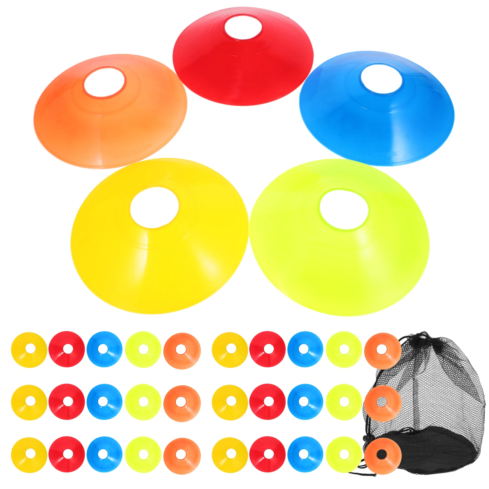 Football Training Disc Set Cones for Sports Soccer Practice Colored Conefor Equipment
Football Training Disc Set Cones for Sports Soccer Practice Colored Conefor Equipment