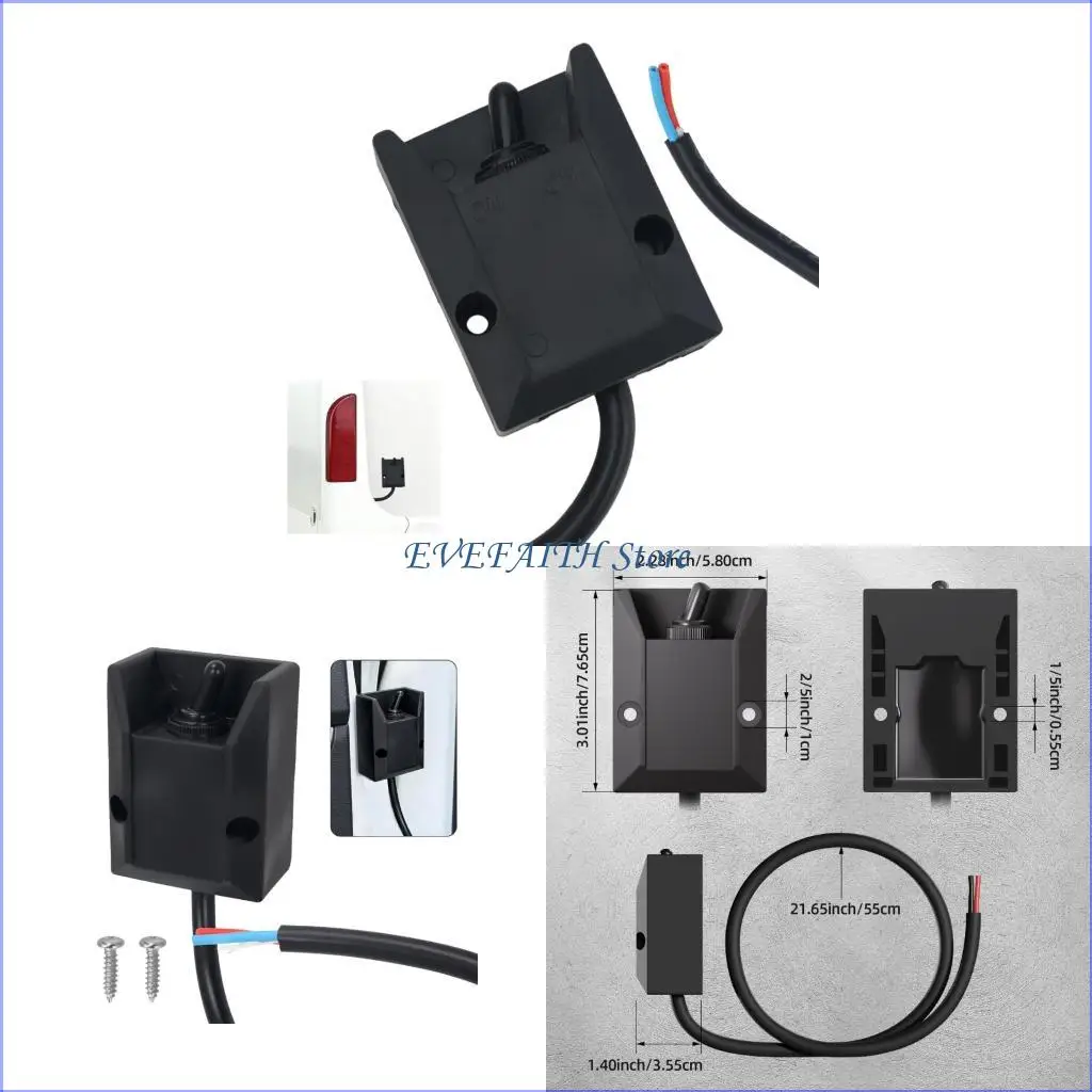 124B 12V 30A Waterproof Rockers Switches with Smooth Contact Design 264346-10 Replacements for Extended Life & Performances
124B 12V 30A Waterproof Rockers Switches with Smooth Contact Design 264346-10 Replacements for Extended Life & Performances