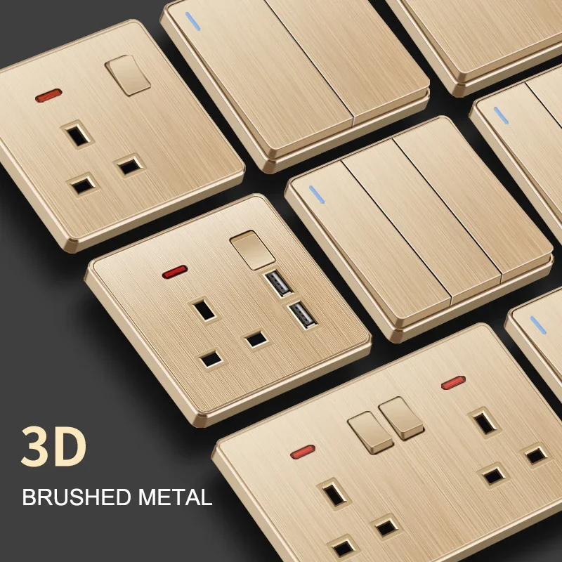 Стандартный выключатель света YINKA 13A Великобритании, двойная розетка с USB, настенный выключатель 1, 2, 3, 4 группы, AC110-250 В, пластик, тип 86/146
Стандартный выключатель света YINKA 13A Великобритании, двойная розетка с USB, настенный выключатель 1, 2, 3, 4 группы, AC110-250 В, пластик, тип 86/146