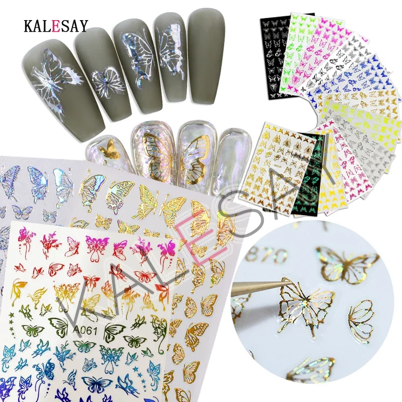 Nail Decal Sticker Decoration Laser Gold Silver Nail Stickers Glow Dark Manicure Design Butterfly Sticker for Nails Accesoires
Nail Decal Sticker Decoration Laser Gold Silver Nail Stickers Glow Dark Manicure Design Butterfly Sticker for Nails Accesoires