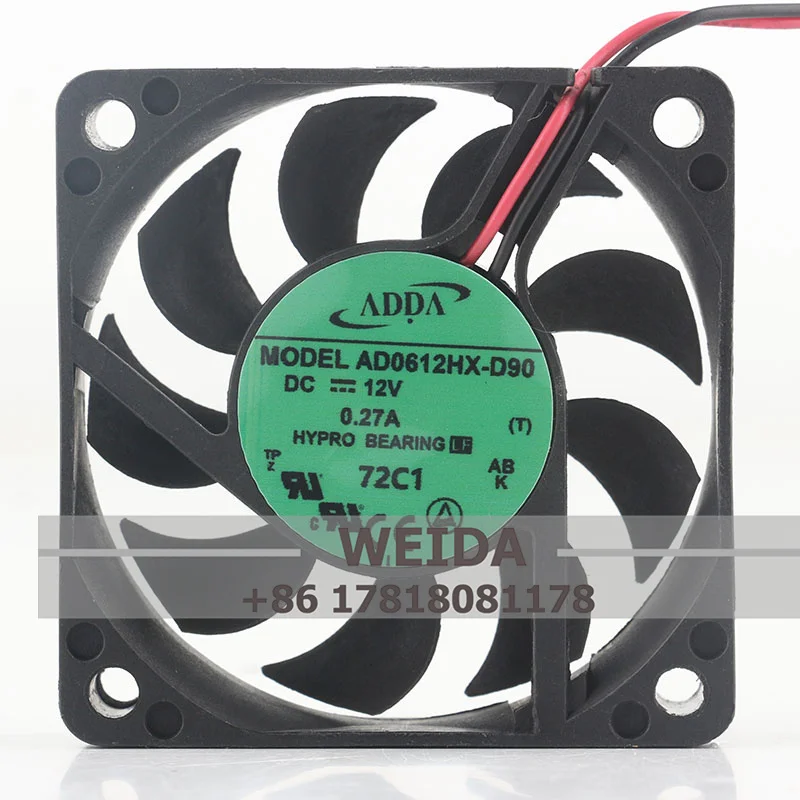 Original ADDA 24V 48V DC12V 0.27A EC AC 60X60X15MM 6CM 6015 Large air volume fan Heat dissipation AD0612HX-D90 cooling fan
Original ADDA 24V 48V DC12V 0.27A EC AC 60X60X15MM 6CM 6015 Large air volume fan Heat dissipation AD0612HX-D90 cooling fan